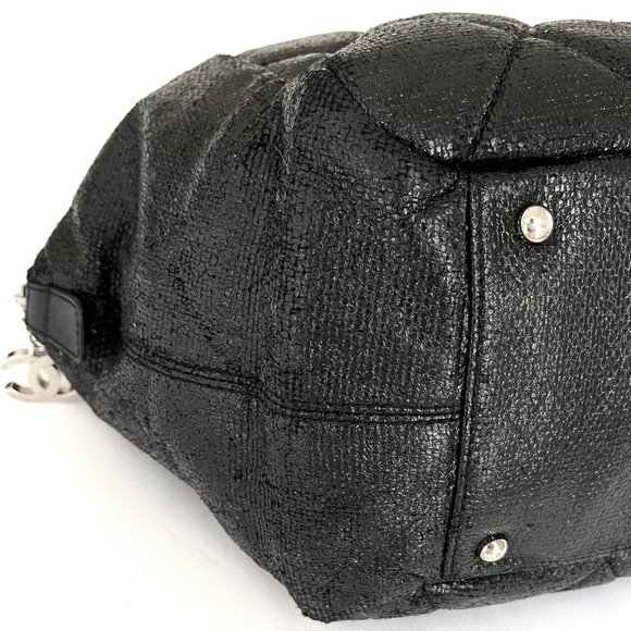 MUST GO!  Vintage Chanel Biarritz Bowler Satchel Tote Bag - Picture 9 of 14